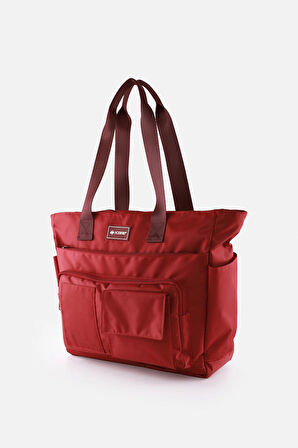 Günlük Su İtici Çanta - Laptop Bölmeli, Kapitone Detaylı, Çok Cepli, Biberon Gözlü, Valiz Aparatlı