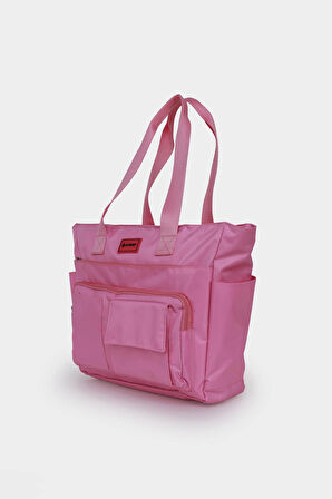 Günlük Su İtici Çanta - Laptop Bölmeli, Kapitone Detaylı, Çok Cepli, Biberon Gözlü, Valiz Aparatlı