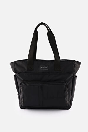 Günlük Su İtici Çanta - Laptop Bölmeli, Kapitone Detaylı, Çok Cepli, Biberon Gözlü, Valiz Aparatlı