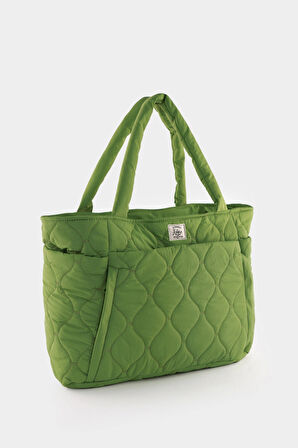 Kapitoneli Paraşüt Çanta - Laptop Bölmeli, Büyük Cepli, Suluk Gözlü, Valiz Aparatlı