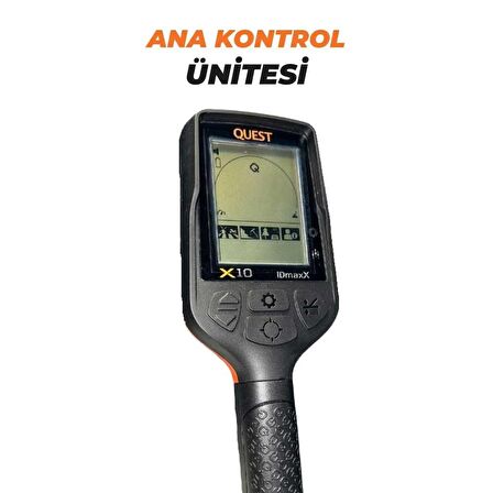 QUEST X10 IDmaxX Dedektör + XPointer 1 Pinpointer (Avantajlı Paket)