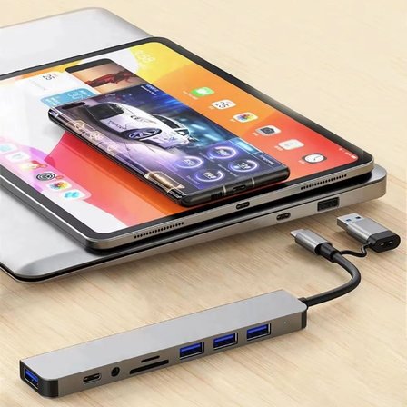 in  Usb Çevirici Notebook Macbook Type-C Uyumlu Görüntü Aktarıcı Hub () (rmzon)