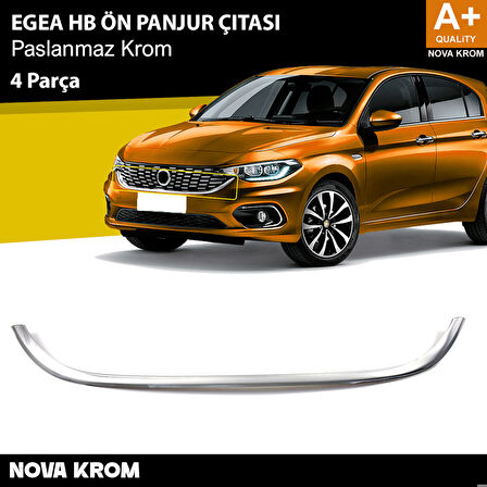 Fiat Egea HB Krom Ön Panjur Çıtası 2015-2020