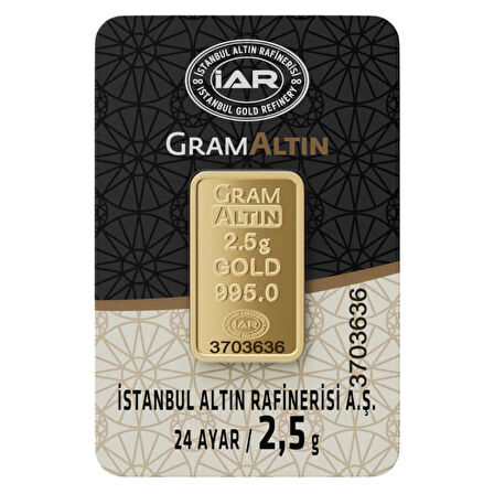 2.50 Gr 24 Ayar İAR Gram Altın