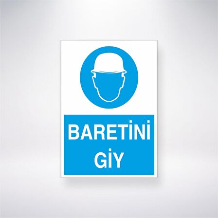 Baretini Giy 21x35 Arkası Yapışkanlı Levha