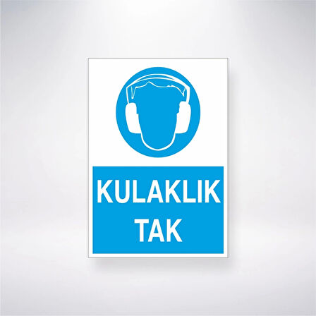 Kulaklık Tak Sticker 20X28 Cm