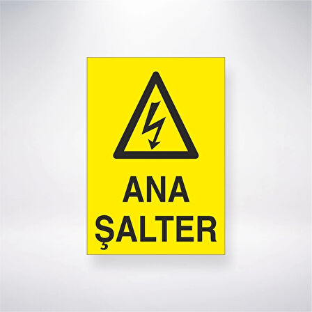 Ana Şalter Sticker 20X28 Cm