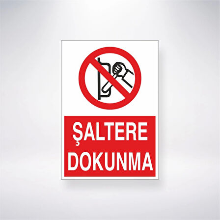 Şaltere Dokunma Sticker 20X28 Cm