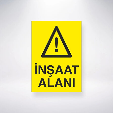 İnşaat Alanı Sticker 20X28 Cm