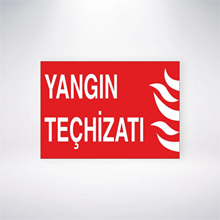 Yangın Teçhizatı Sticker 20X28 Cm