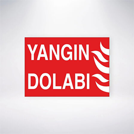 Yangın Dolabı Sticker 20X28 Cm
