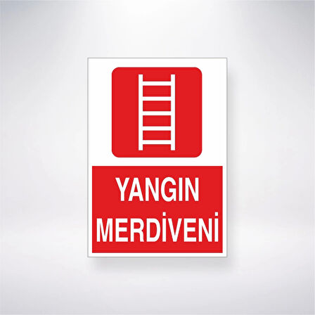 Yangın Merdiveni Sticker 20X28 Cm