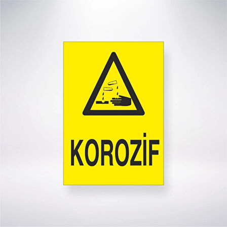 Korozif Sticker 20X28 Cm