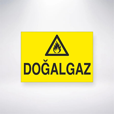 Doğal Gaz Sticker 20X28 Cm