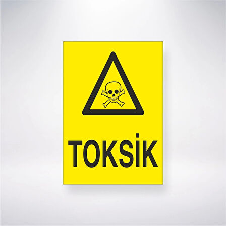 Toksik Sticker 20X28 Cm