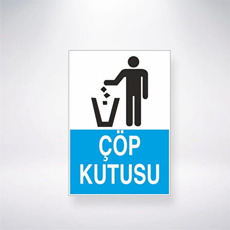 Çöp Kutusu Sticker 20X28 Cm