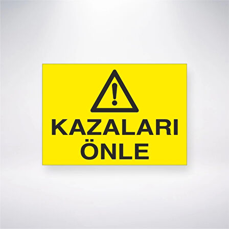 Kazanları Önle Sticker 20X28 Cm