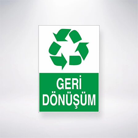 Geri Dönüşüm Sticker 20X28 Cm