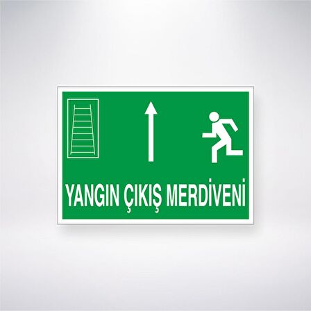 Yangın Çıkış Merdiveni Üstte