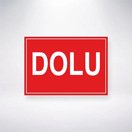 Dolu Sticker 20X28 Cm