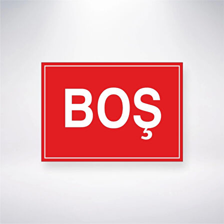 Boş Sticker 20X28 Cm
