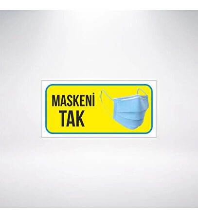Maskeni Tak 20x10 Sticker 20X28 Cm