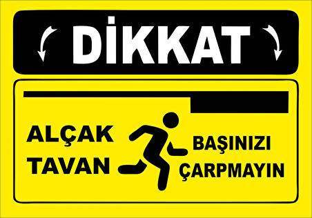 Alçak Tavan 21x29 Arkası Yapışkanlı Sticker