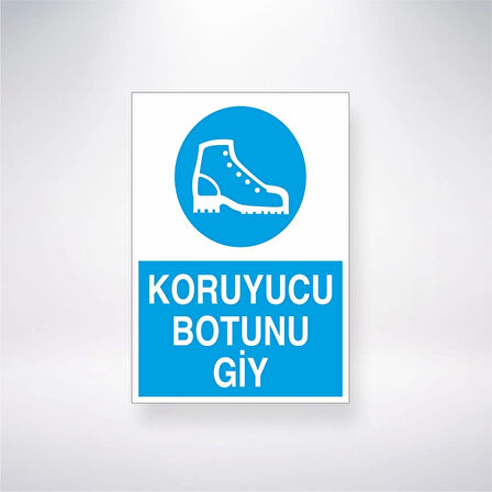 Koruyucu Botunu Giy Sticker 20X28 Cm