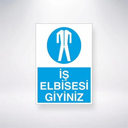 İş Elbisesi Giyiniz Sticker 20X28 Cm