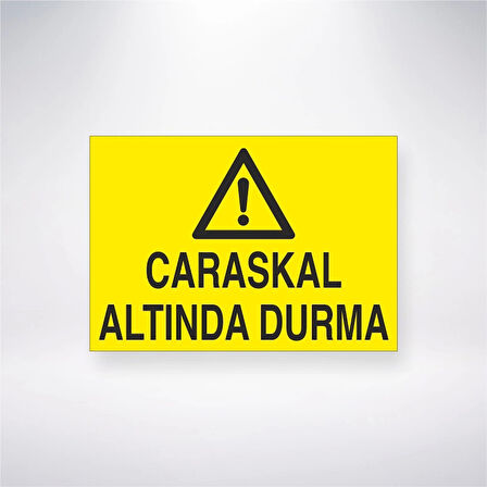 Caraskal Altında Durma Sticker 20X28 Cm