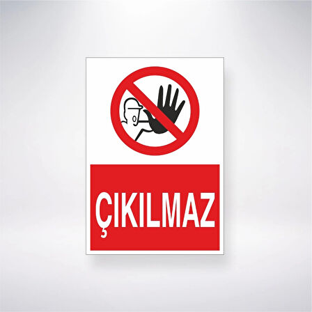 Çıkılmaz Sticker 20X28 Cm