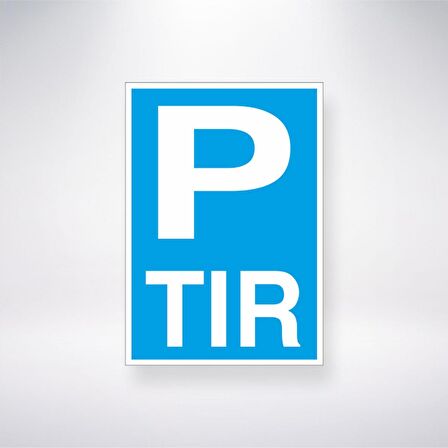 P Tır 21x35 Arkası Yapışkanlı Levha