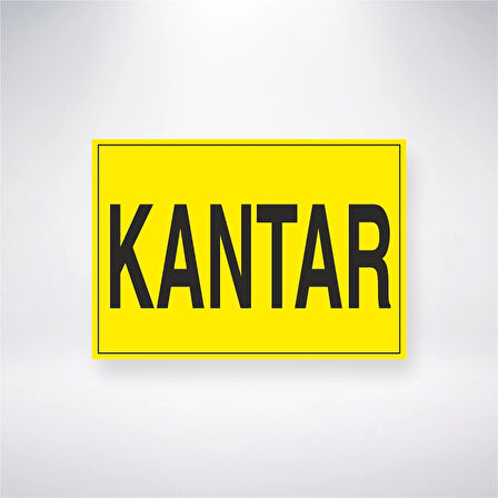 Kantar Sticker 20X28 Cm