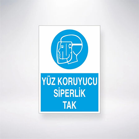 Yüz Koruyucu Siperlik Tak Sticker 20X28 Cm