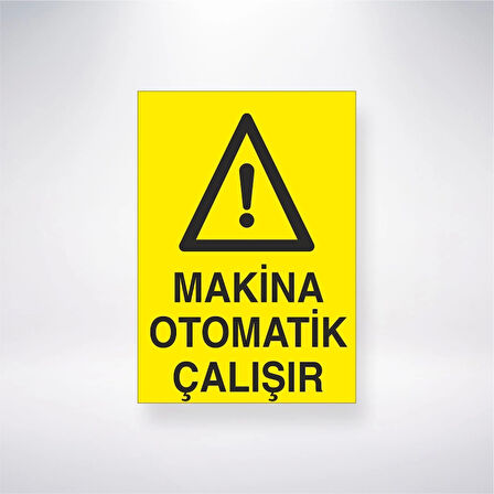 Makine Otomatik Çalışır Sticker 20X28 Cm