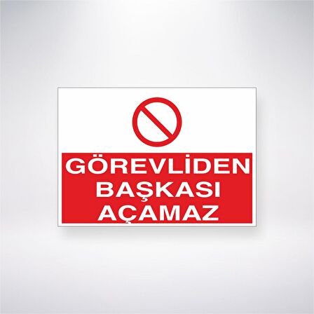 Görevliden Başkası Açamaz