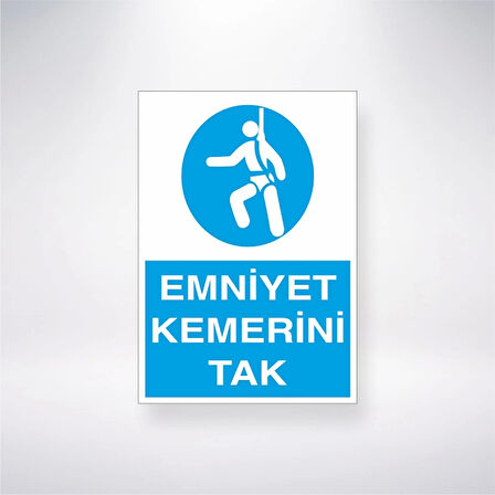 Emniyet Kemerini Tak Sticker 20X28 Cm
