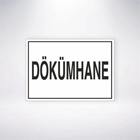 Dökümhane Sticker 20X28 Cm