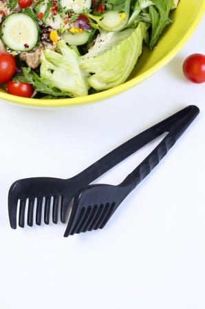 Alvin Sert Plastik Yanmaz Yapışmaz Yüksek Isıya Dayanıklı Makarna Salata Servis Maşası