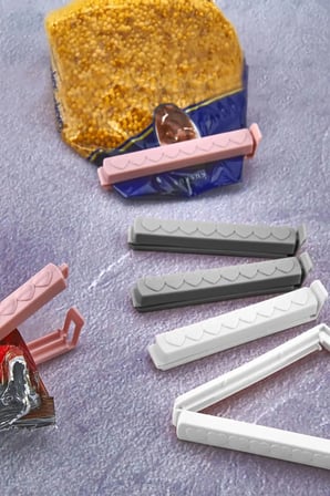 Plastik Poşet ve Ambalaj Kapatma Klipsi 12’li