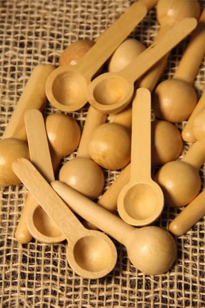 Scoop Bambu Baharat Kaşığı - Ölçek Kaşığı 7 cm 6 Adet