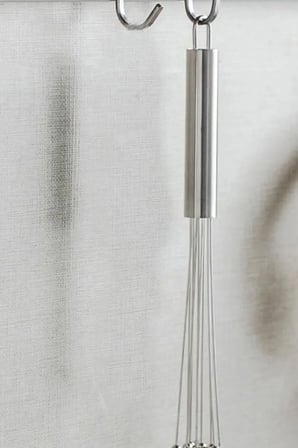 Paslanmaz Çelik Top Uçlu Uzun Yumurta Çırpıcı ve Sos Karıştırıcı 36 cm
