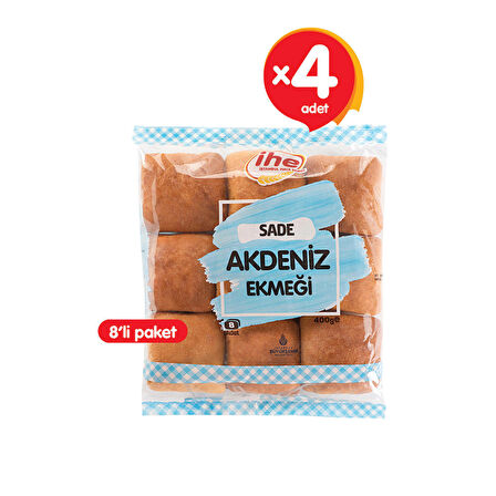 İHE AKDENİZ EKMEĞİ 400g (4 ADET)