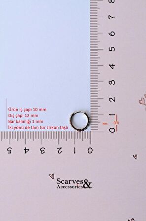 İnce Halka Helix Piercing Conch Kıkırdak Daith