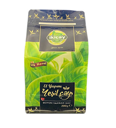 İki Çay El Yapımı Yeşil Çay- 200 gr