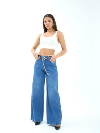 İKALES 7398 KOT PANTOLON-MAVİ