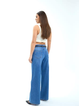 İKALES 7398 KOT PANTOLON-MAVİ