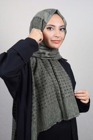 Desenli Aqua Şal - Desen-01
