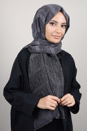 Desenli Aqua Şal - Desen-05