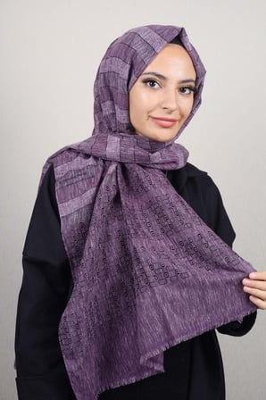 Desenli Aqua Şal - Desen-05